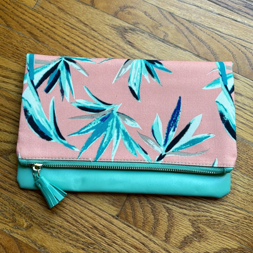 Rachel Pally tropical clutch